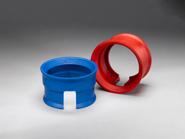 Yellow Jacket 49090 2-1/2" Red and Blue Gauge Boot Set