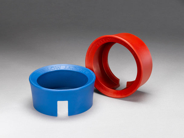 Yellow Jacket 49190 3-1/8" Red and Blue Gauge Boot Set