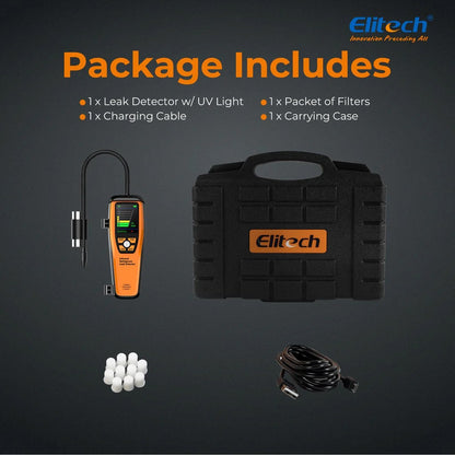 Elitech ILD-200 Infrared Refrigerant HVAC Leak Detector Sensitivity up ato 0.14oz/yr for Air Conditioner and Automotive Repair